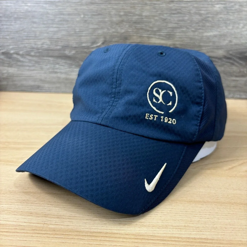Nike‎ Hat Cap Strap Back Blue Dri Fit St Cloud Country Club Adjustable
